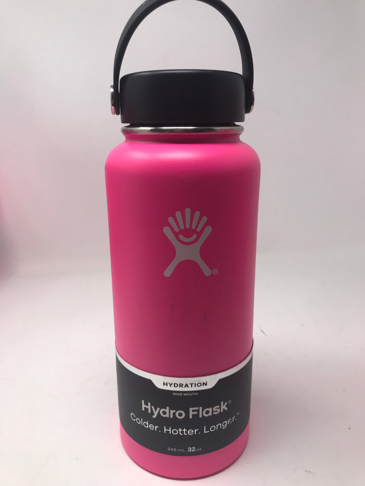 New Other3 Hydro Flask, Wide Mouth Flex Cap Flamingo, 32 Ounce