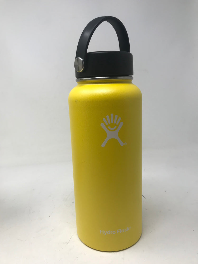 New Other1 Hydro Flask, Wide Mouth Flex Cap Lemon, 32 Ounce