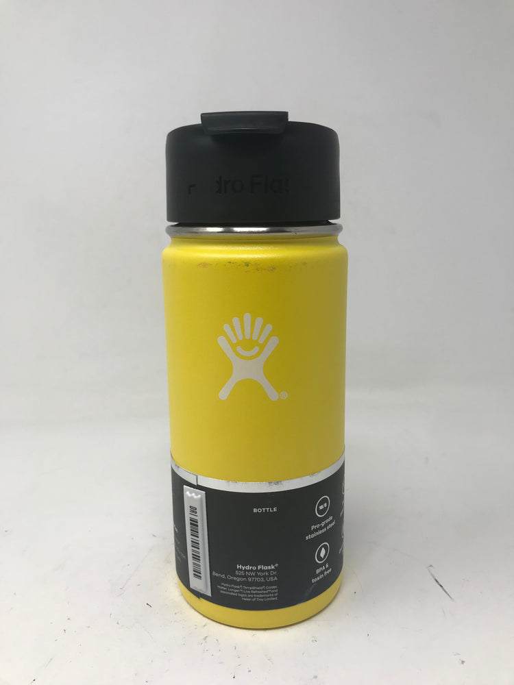 New Other Hydro Flask Lemon 16oz Water Bottle/Coffee Mug, Wide Mouth Flip Cap