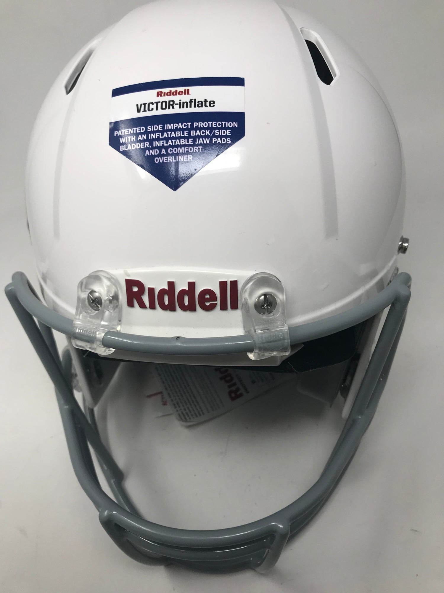 New Other Riddell 8029617 Youth Large/X-Large White/Grey Football Helm – PremierSports New Other Riddell 8029617 Youth Large/X-Large White/Grey Football Helm – PremierSports