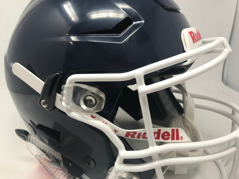 New Riddell Speedflex Helmet Navy/White Youth Medium Football Helmet 2018