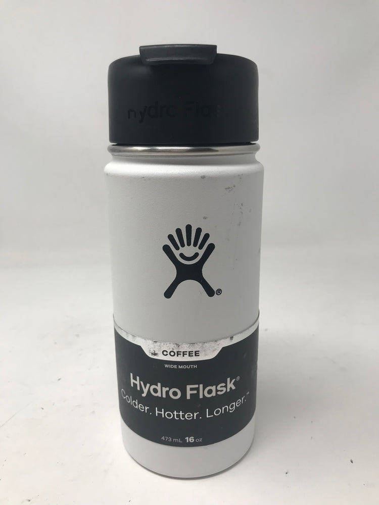 New Other Hydro Flask White 16oz Water Bottle/Coffee Mug, Wide Mouth Flip Cap