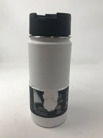 New Other3 Hydro Flask White 16oz Water Bottle/Coffee Mug, Wide Mouth Flip Cap