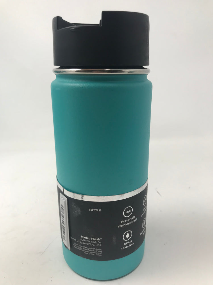 New Other1 Hydro Flask Mint 16oz Water Bottle/Coffee Mug, Wide Mouth Flip Cap
