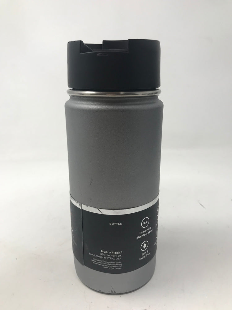 New Other4 Hydro Flask Graphite 16oz Water Bottle/Coffee Mug Wide Mouth Flip Cap