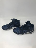 New Under Armour Men's 7.5 Navy/White UA Micro G Anatomix Spawn Basketball Shoes