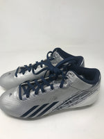 New Other Adidas Adizero 5 Star 2.0 mens 10 Football Molded Cleats Platinum/Navy