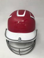 New Easton Junior Natural Grip 2Tone Batting Helmet Red Facemask 6 7/8" - 7 5/8