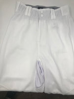 New Adidas Men's Small Hemmed Bottom Baseball Pants White CY2097