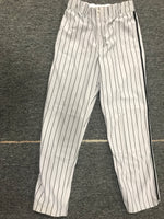 New Under Armour Pin Striped Baseball Pants Men's 36 Gray/Black