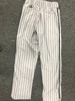 New Under Armour Pin Striped Baseball Pants Men's 36 Gray/Black