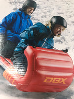 New DBX Tobaggan 2 Person Snow Tube 59 Inch Deflated Red/Black