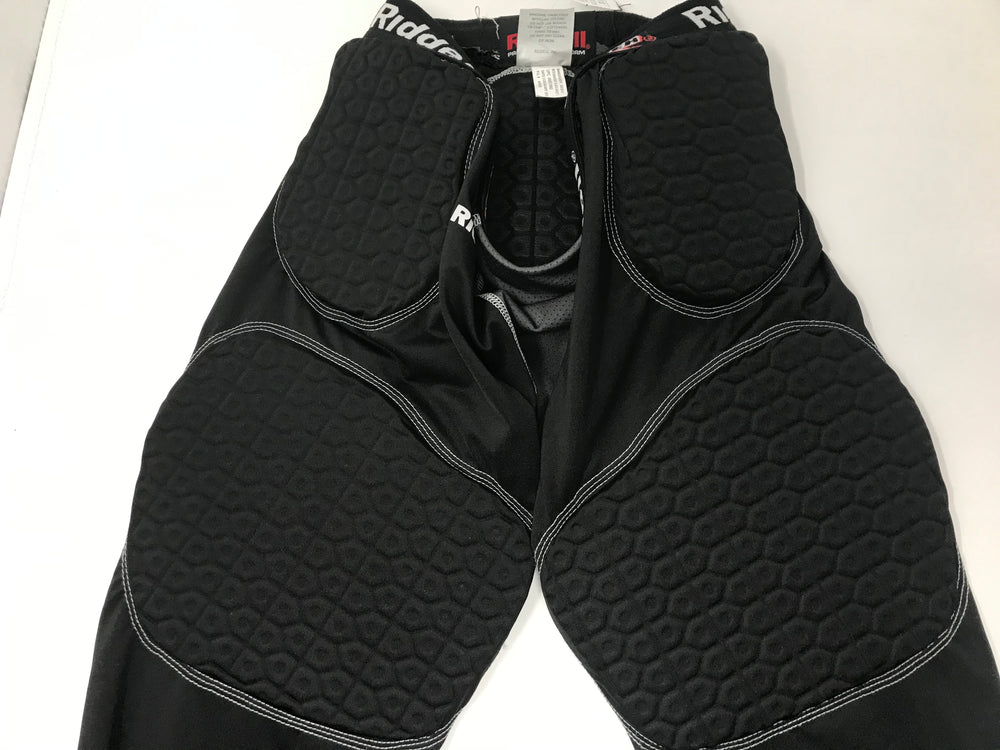 Used Riddell 5 Piece Full Length Integrated Tights Adult Large Grey/Black