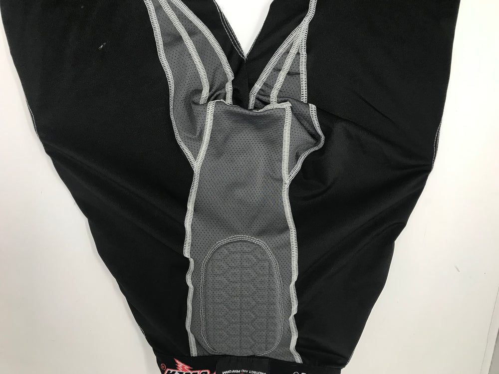 Used Riddell 5 Piece Full Length Integrated Tights Adult Large Grey/Black