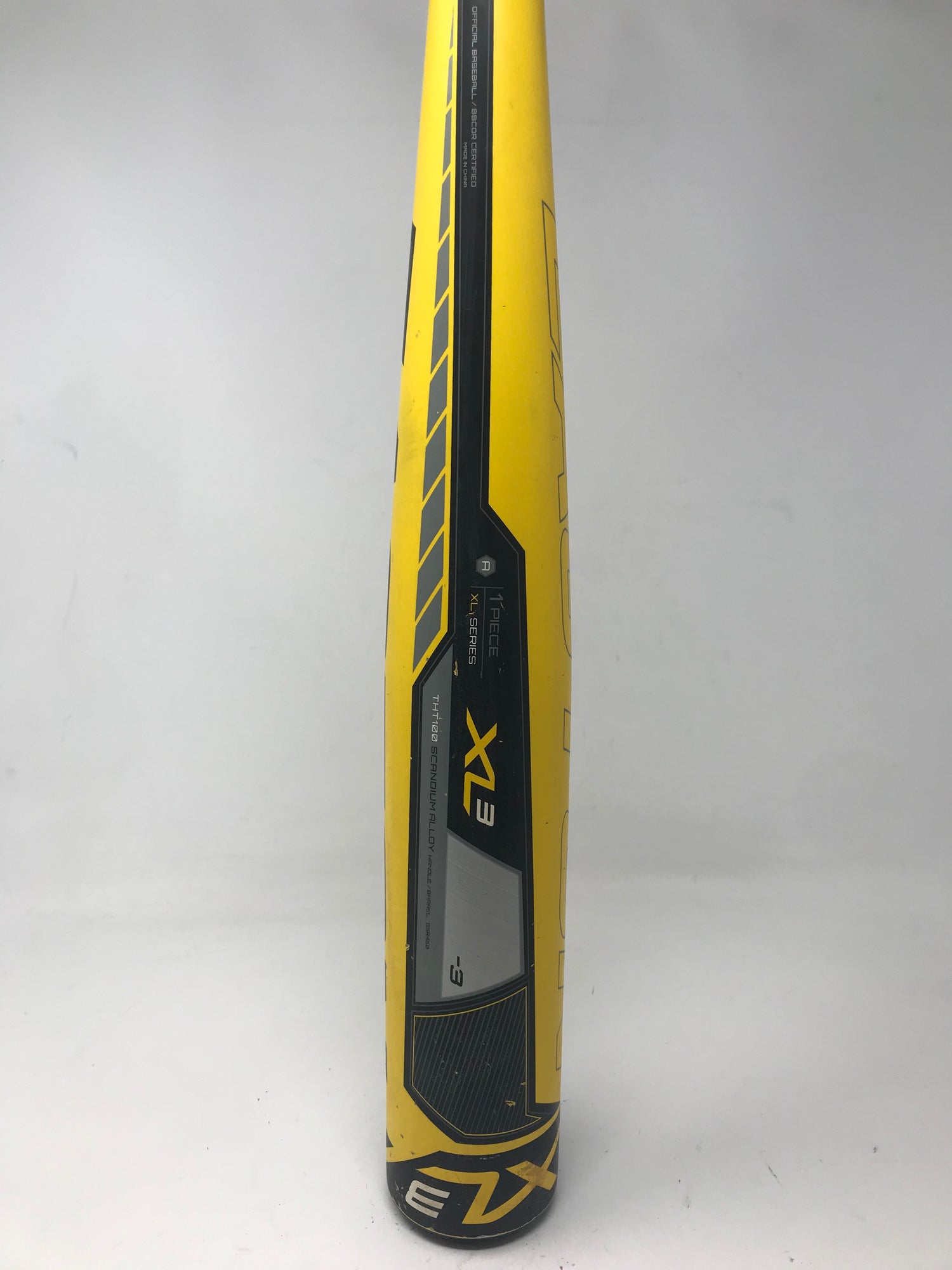 Used Easton BB13S3 S3 33/30 BBCOR Adult Baseball Bat Black/Yellow