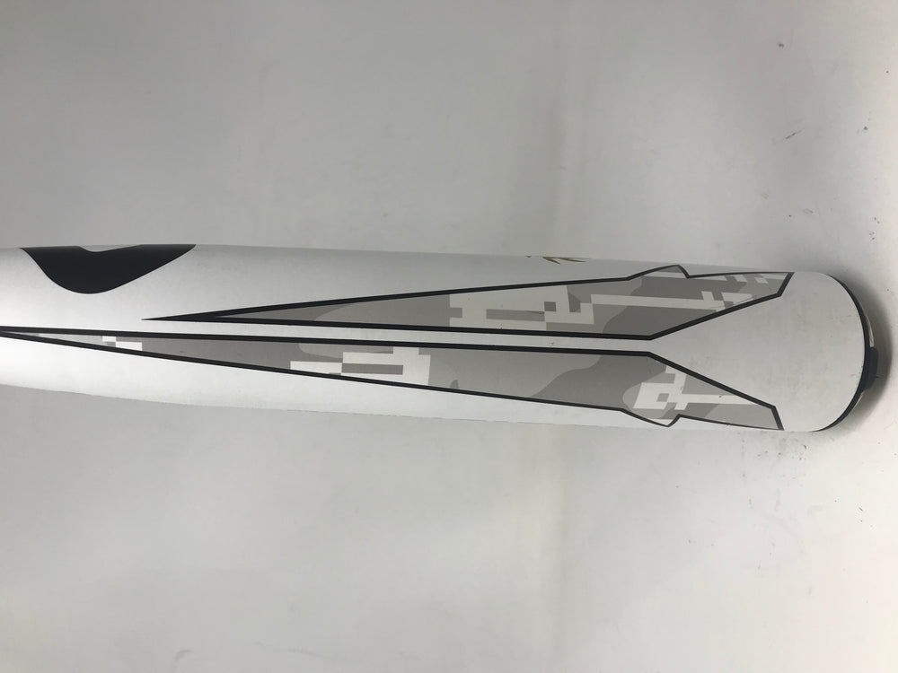 Used Demo DeMarini VBC-19 33/30 Voodoo BBCOR Baseball Bat 2 5/8" 2019 White/Blk