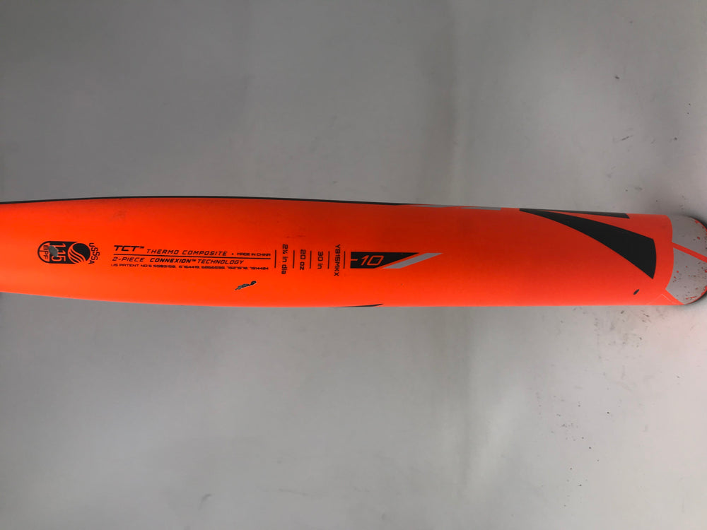 Used Easton YB15MKX Mako 30/20 Little League Baseball Bat White/Orange 2 1/4"