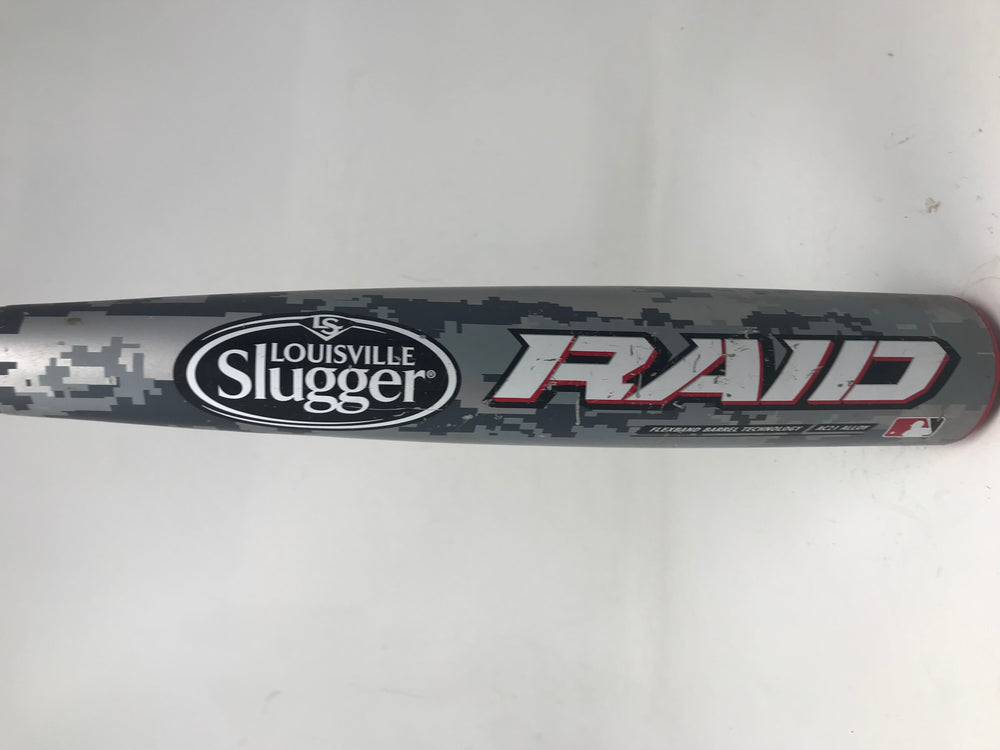 Used 33/30 Louisville Slugger Raid BBCOR Baseball Bat BBRD14-RR -3 2014 2 5/8"