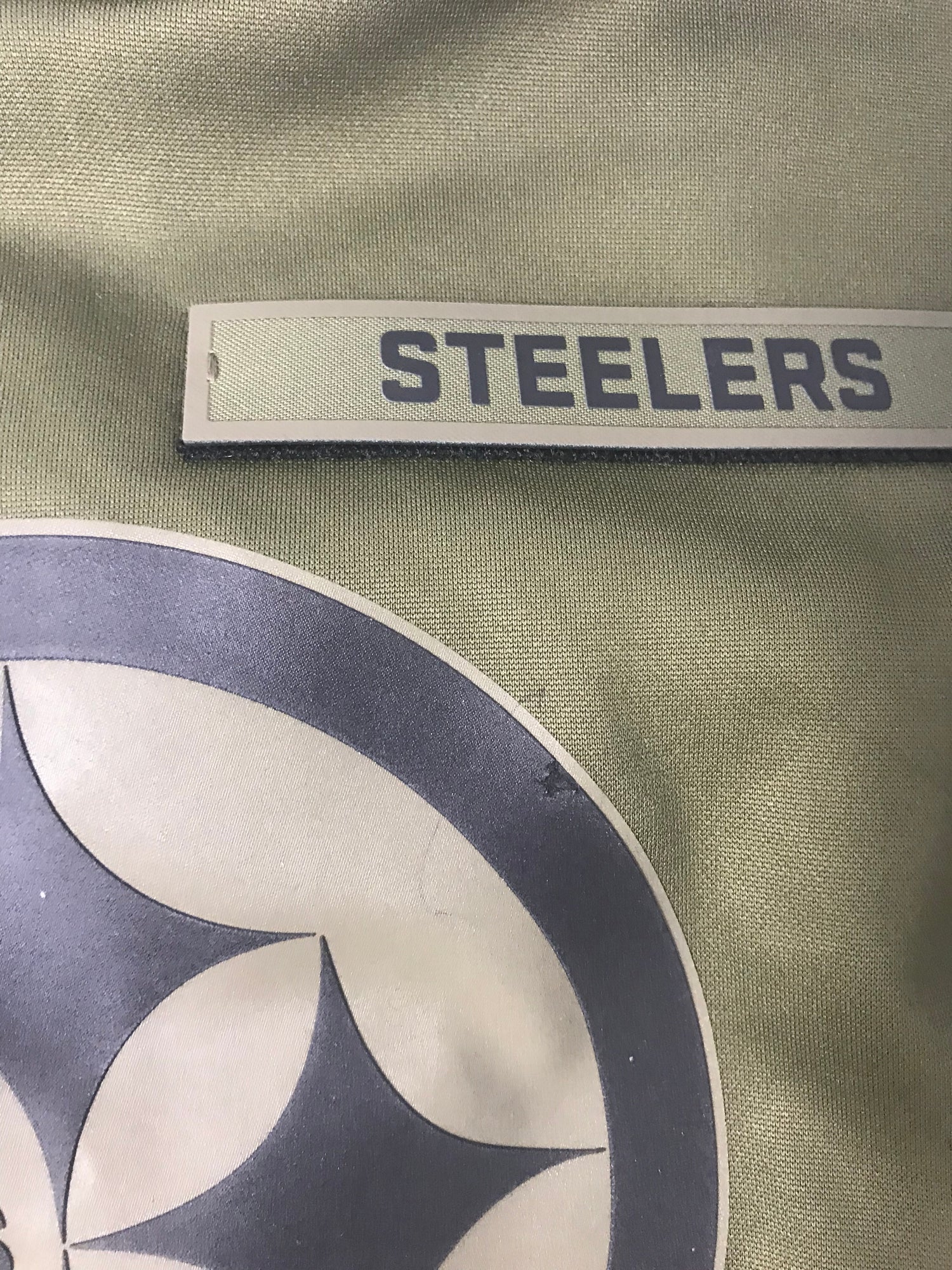 Olive steelers outlet hoodie