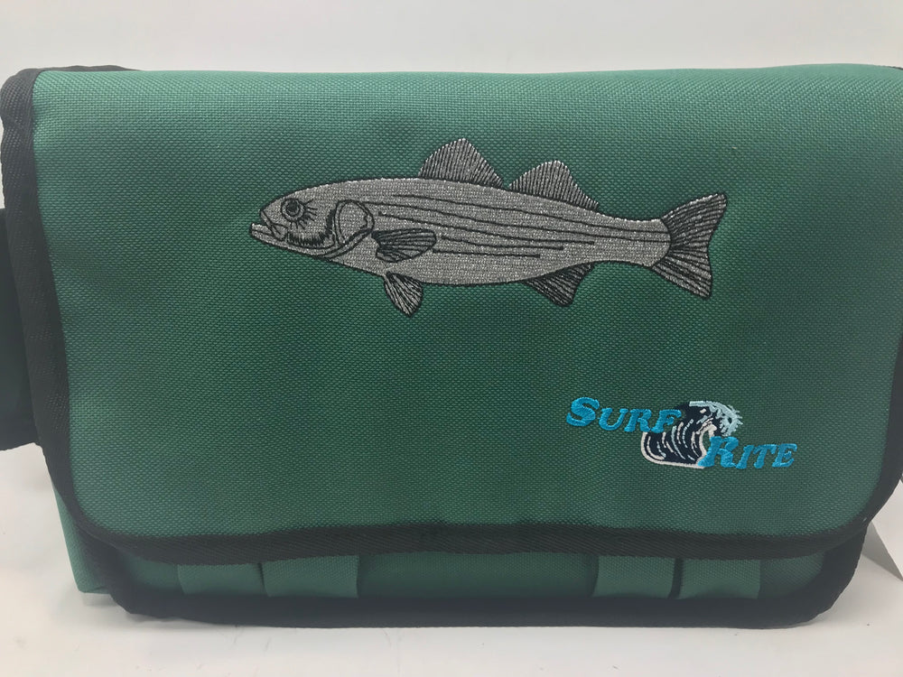 New Other F.J. Neil Deluxe Striper Tackle Bag Green/White Surf Bag