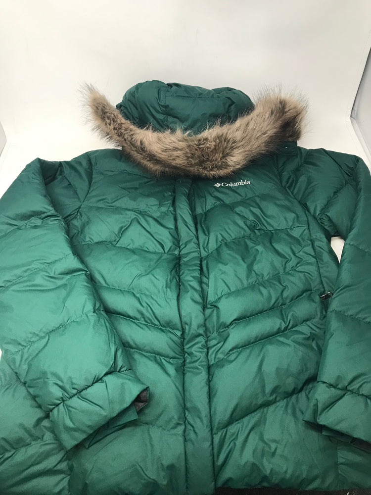Used Columbia Women's Snow Eclipse Mid Jacket Ivy Small Water Repellent