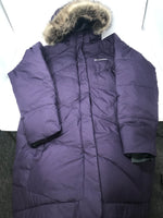 Used Columbia Wmn Snow Eclipse Mid Jacket Plum Large Water and Stain Repellent