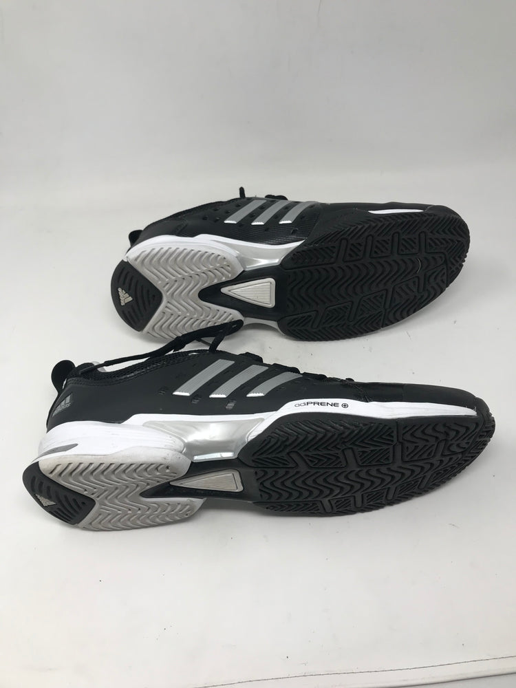 Used Adidas Barricade 10.5 Classic Wide 4E Tennis Shoe Black/White