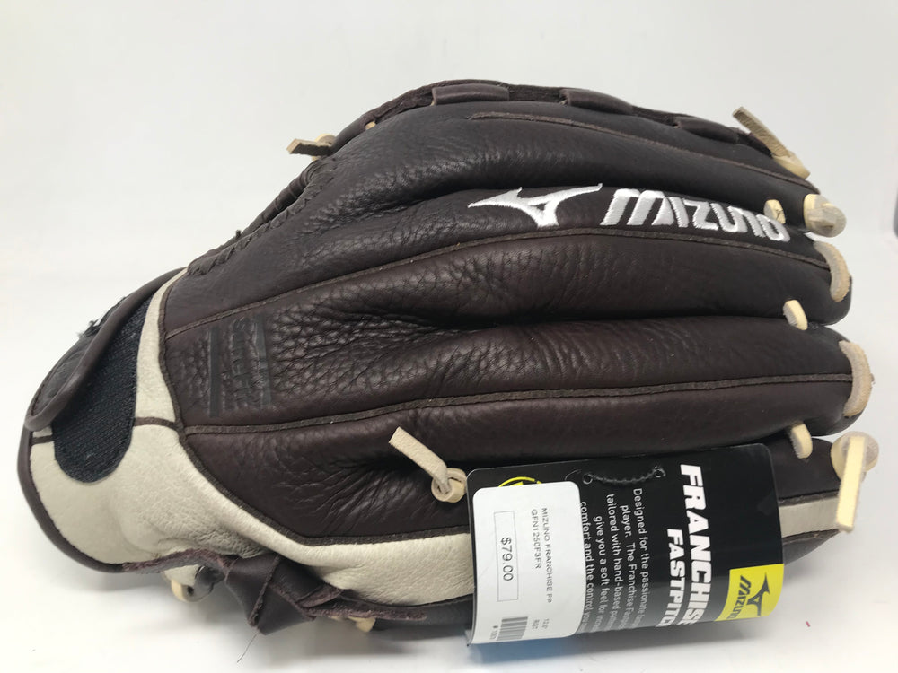 New Mizuno Franchise Fastpitch Glove 1250 12.5" Brown/White LHT LEFT HAND