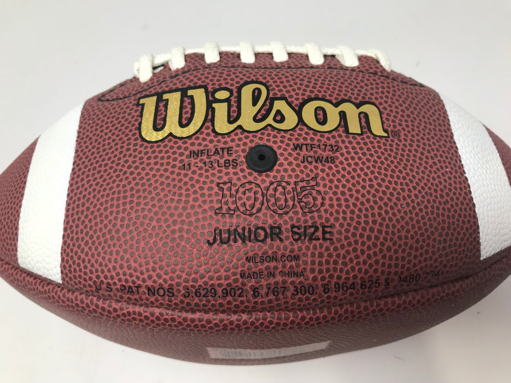 New Wilson 1005 WTF1732 Football Junior NCAA Gameball Replica Junior