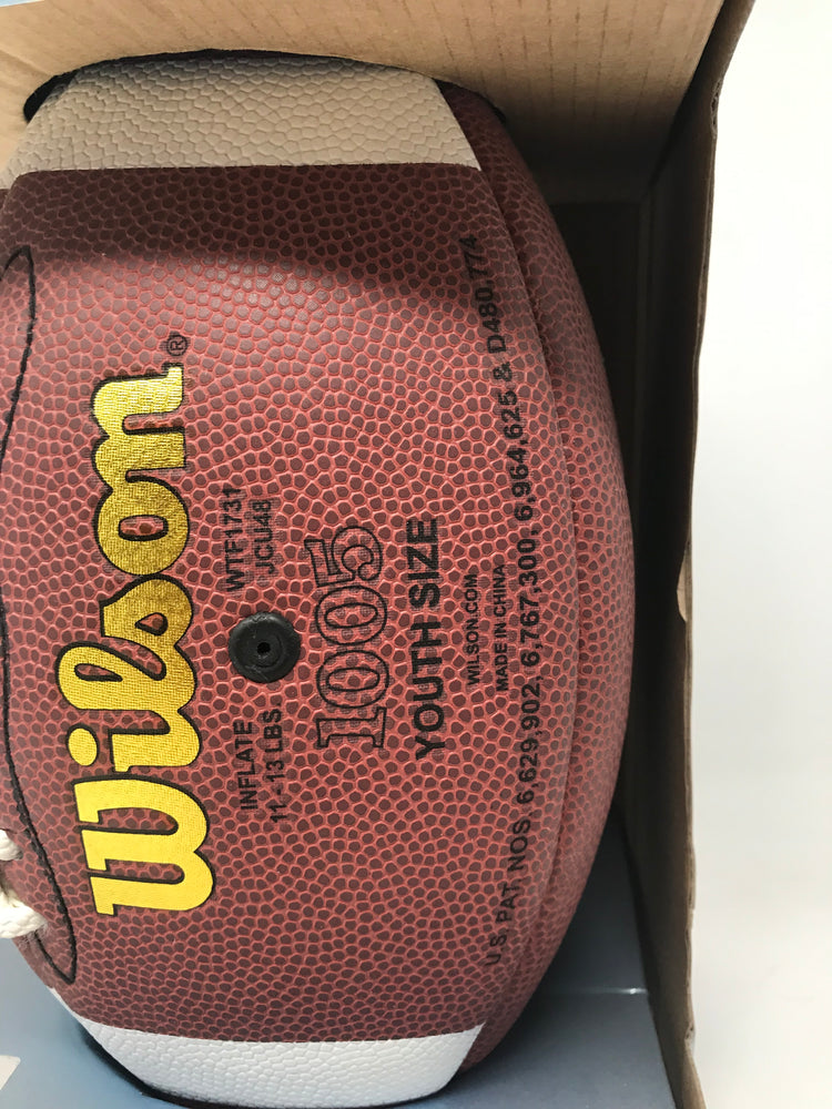 New Wilson 1005 WTF1731 Football Youth NCAA Gameball Replica