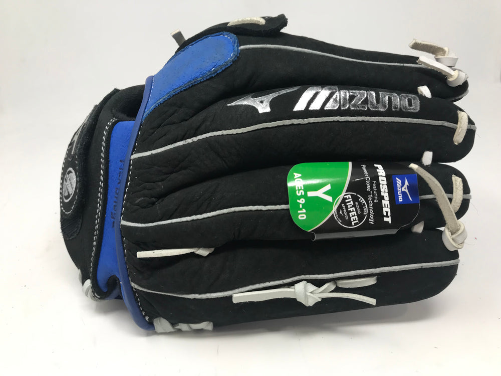 New Mizuno Prospect Series GPT1175 LHT Youth Baseball 11.75" Glove Black/Blue