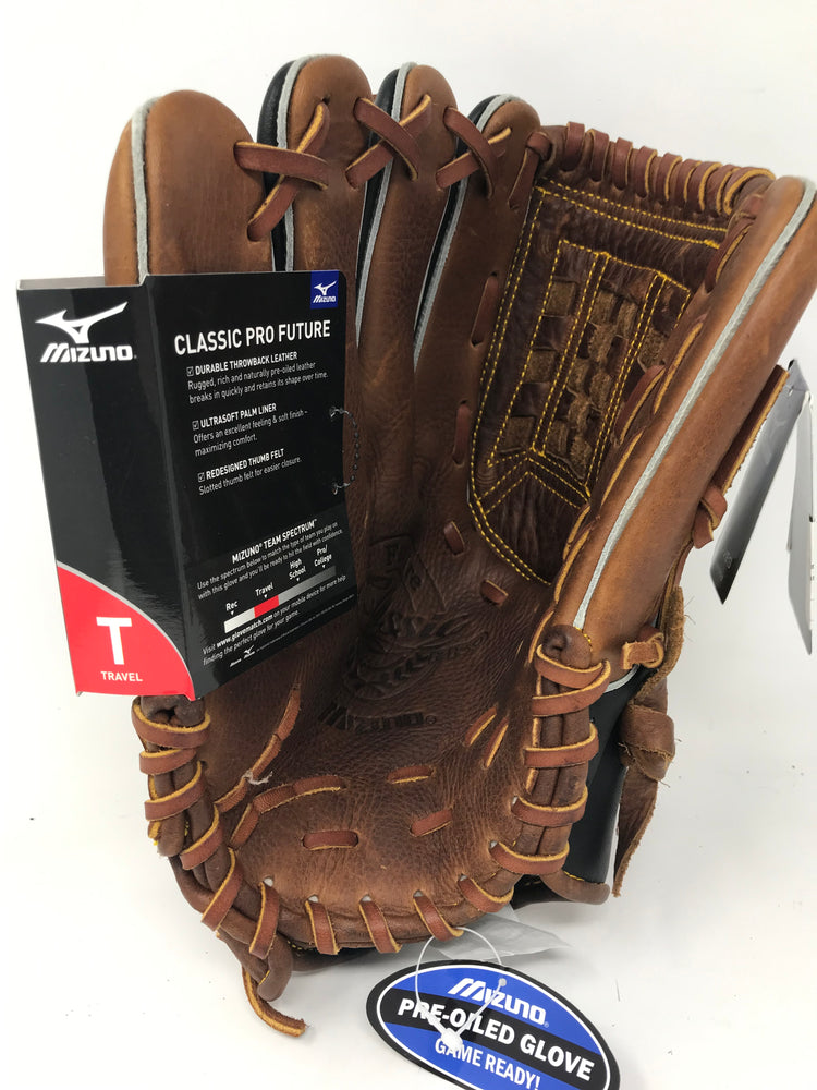 New Mizuno Future Classic Pro GCP 11F2 12" LHT Baseball Glove Black LEFT HAND