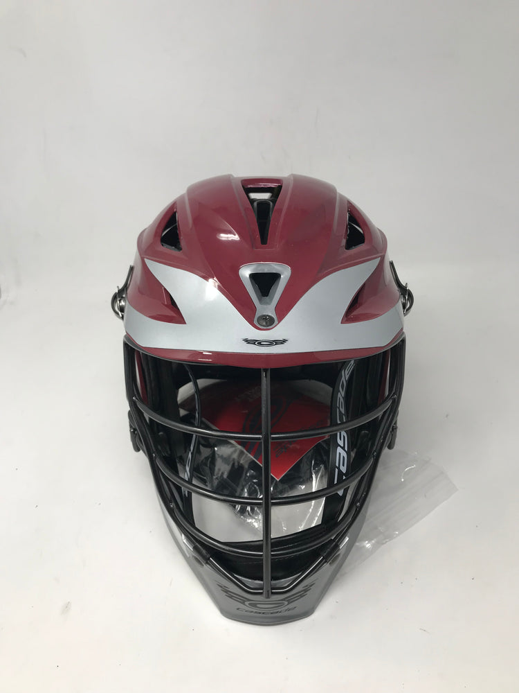New Cascade R OSFM Lacrosse Helmet Maroon/Gray Official Helmet of MLL
