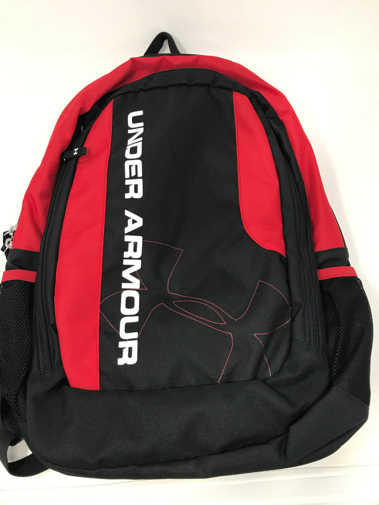 New Under Armour UA Dauntless Backpack Black/Red 19" x 13" x 7"