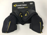New Easton Stealth Elbow Pad Black/Yellow 6057532 1 Pair Large Adult