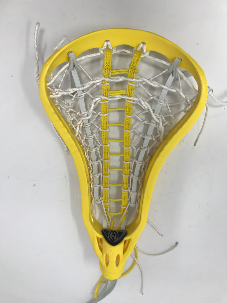 New Other Harrow Women's Ultralight Lacrosse Head Strung Yellow/White Unstrung