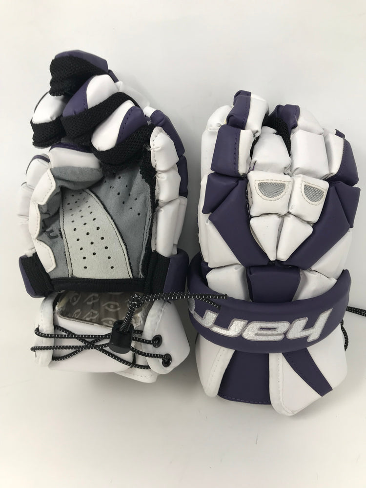 New Harrow Torrent HD Men's Lacrosse Glove, 12-Inch, Purple/White