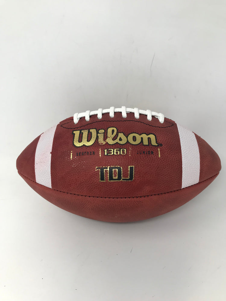 Used1 Wilson TDJ Leather Game Junior Youth Football WTF1360 - Great choice!