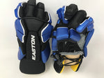 New Easton Stealth Lacrosse Glove 12 Inch Black/Blue AX Suede