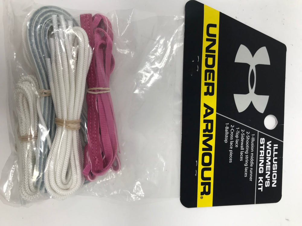 New Under Armour Illusion VX Women's String Kit White/Pink