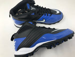New Nike Speed Shark  Mens 7.5 Football Molded Cleats 642770 Black/White/Royal