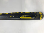 Used Easton S1 27/15 JBB13S1 Coach Pitch Baseball Bat Black/Yellow  2013 2 3/4"
