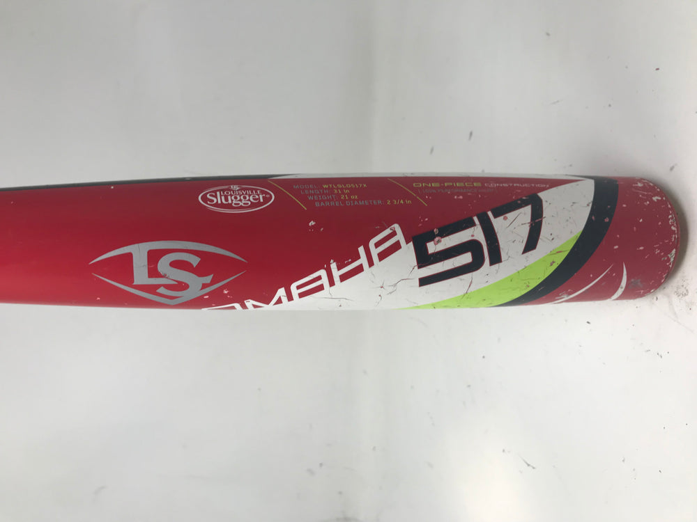 Used Louisville Senior League Omaha 517 WTLSLO517X 29/19 Baseball Bat