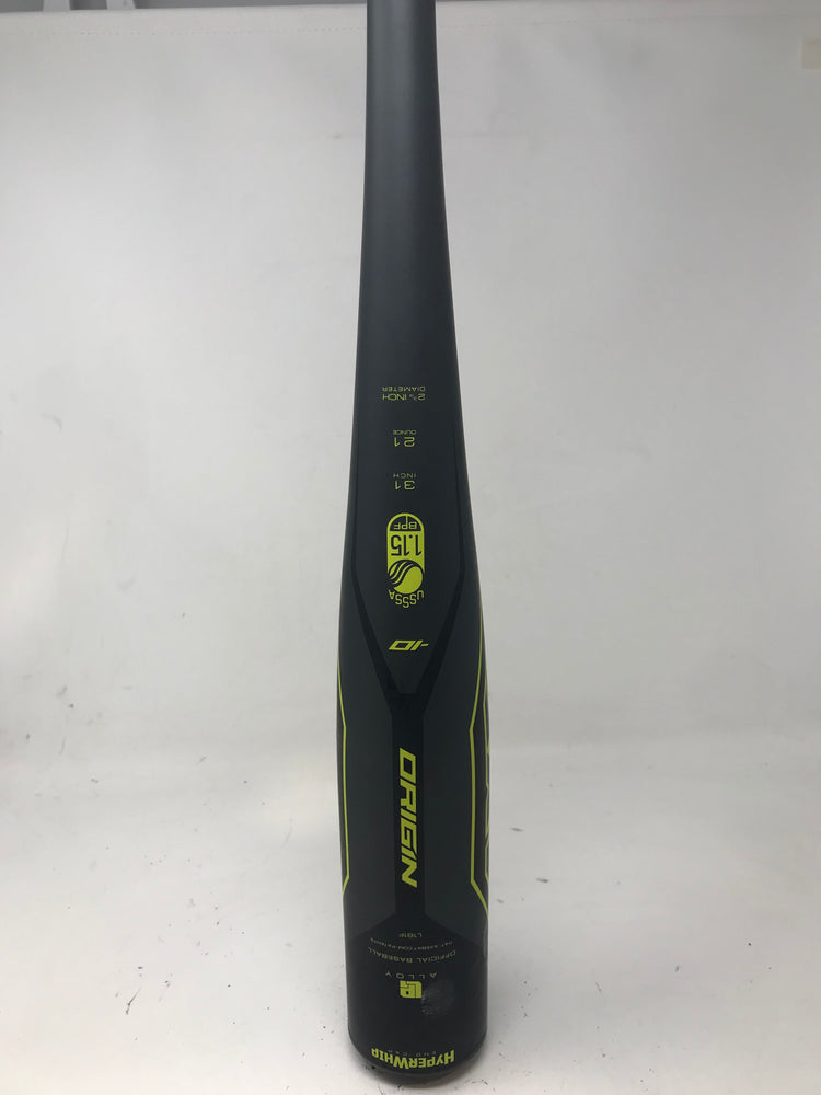 Used Axe Origin 31/21 USSSA 2 3/4' Senior League Baseball Bat -10 2018