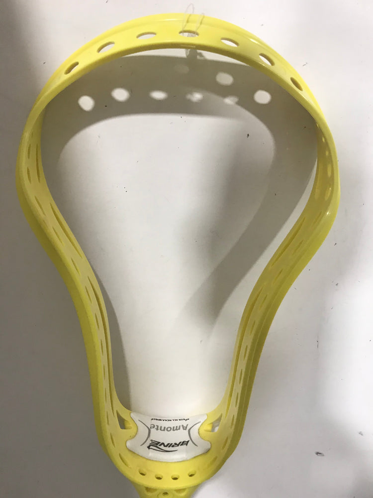 New Brine WHOAMO9 Womens Yellow Amonte Unstrung  Lacrosse Head