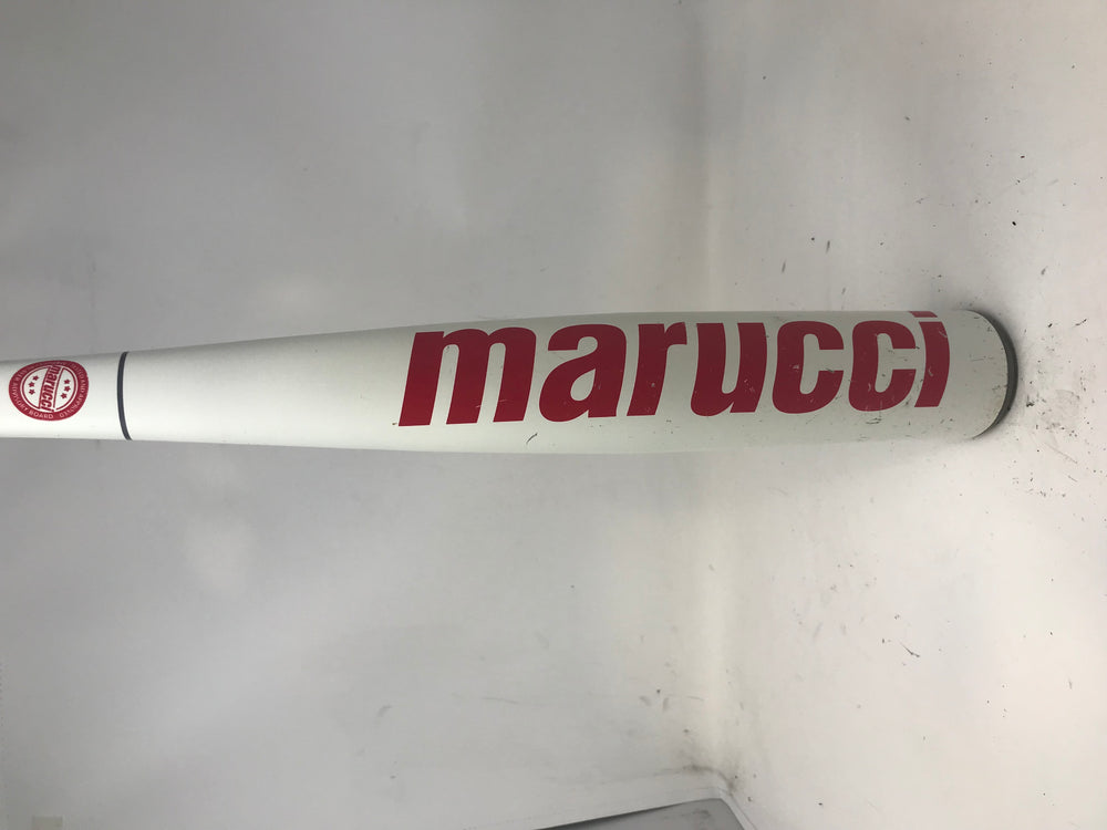 Used Marucci Cat 6 MCBC614 33/30 BBCOR Baseball Bat 2 5/8" White/Red