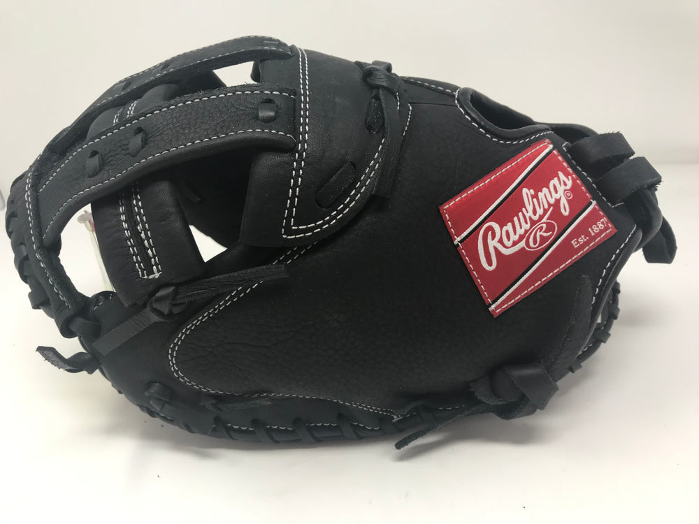 New Rawlings Champion Series Fastpitch Catcher's Mitt LHT, 34-Inch Black