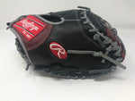 New Rawlings R9 Baseball Series Catcher's Mitt RHT, 32.5-Inch Black/Burgundy