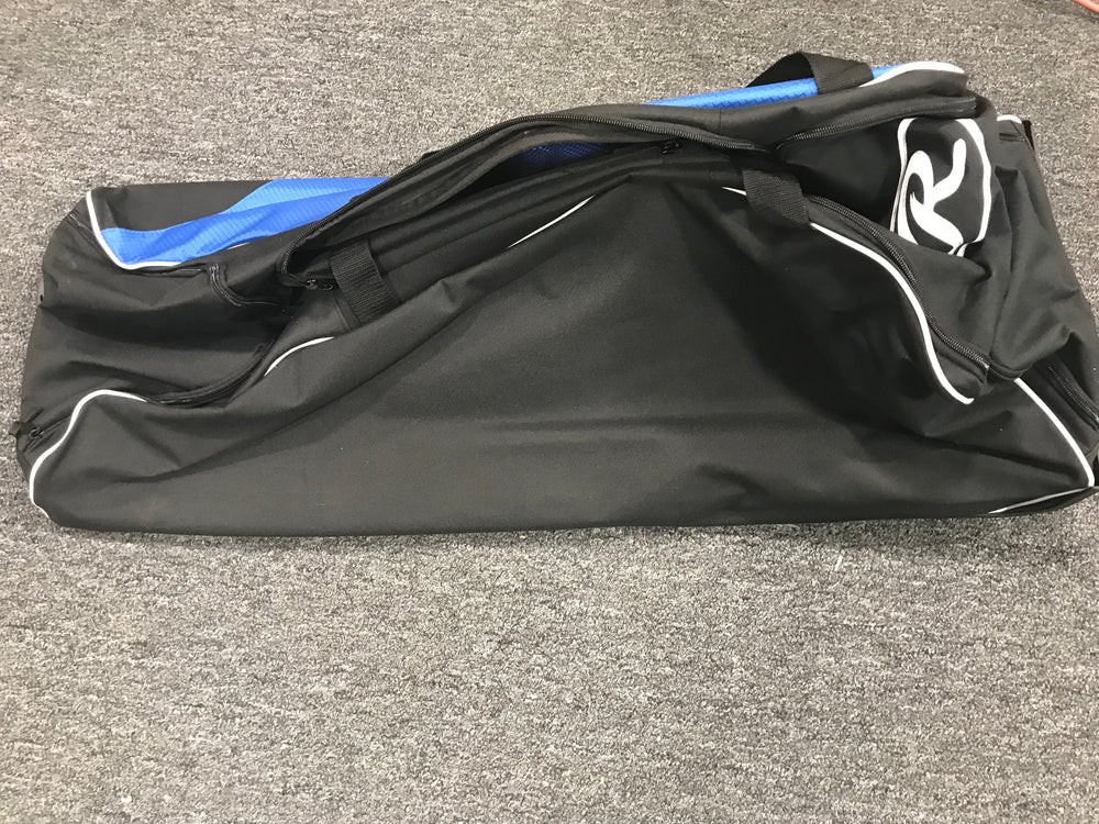 Used Rawlings WHWB2R Wheeled Workhorse Deluxe Catcher's Roller Bag Ba