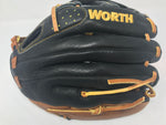 New Worth Youth Prodigy Outfielders Baseball Glove P125 H-Web 12 1/2 Inch LHT